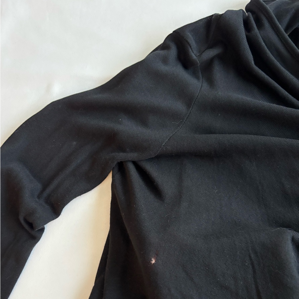 Forever 21 black lightweight asymmetric cardigan (size S) - Picture 7 of 7